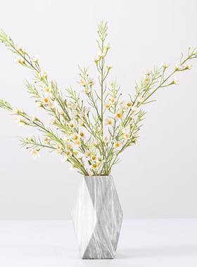 高档中式梅花仿真花腊梅客厅假花装饰摆设干花枝插花花艺家居