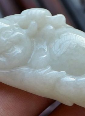 86567实拍限时促销 实物拍 天然翡翠A货平安佛大吊坠51MM