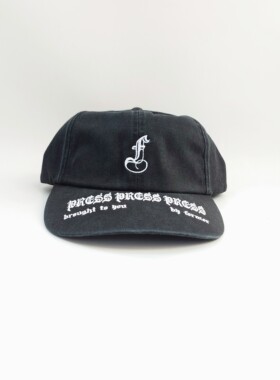 FORMER PRESS CAP - BLACK新西兰滑板冲浪潮牌水洗做旧老爹棒球帽