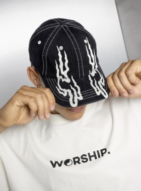 EPOKHE × Thomas Townend Art Series Cap 联名水洗做旧火焰软顶