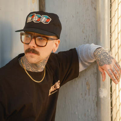 Indestructible Cee-Lo Snapback美国复古机车潮牌骰子刺绣软顶帽