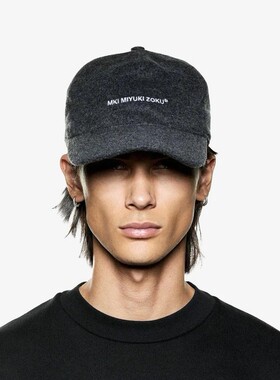 MKI MIYUKI ZOKU V2 Mohair Feel Baseball Cap英潮牌羊毛棒球帽
