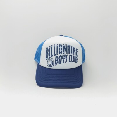 BILLIONAIRE BOYS CLUB SPRING '25ARCH LOGO TRUCKER CAP - BLUE