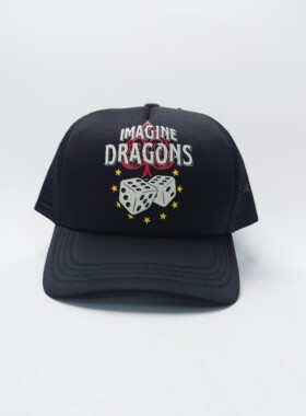 Imagine Dragons truckhat 摇滚梦龙乐队演唱会周边货车帽卡车帽