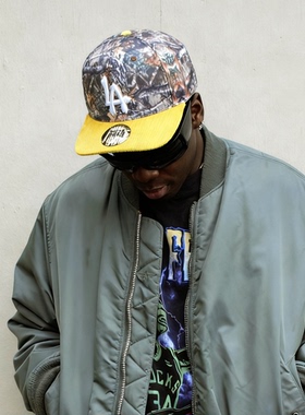 LA REALTREE SNAPBACK Alldubs潮牌洛杉矶LA树林迷彩嘻哈棒球帽