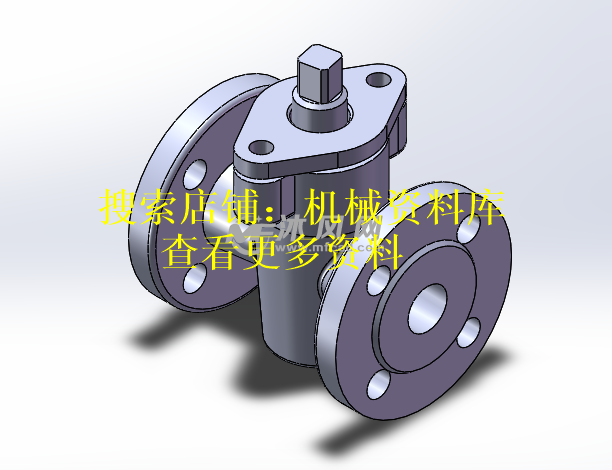 旋塞装配体三维模型图纸3dsolidworks格式考克模型图纸【152】