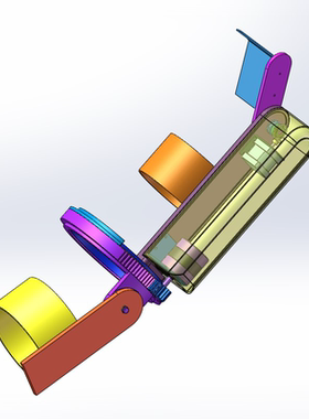 人体手腕上肢恢复康复机模型穿戴外骨骼3D图纸SW2016【431】