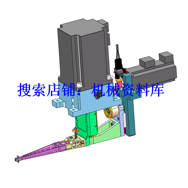 led固晶摆臂机构图纸3d creo3.0图档/led芯片的快速搬运【110】