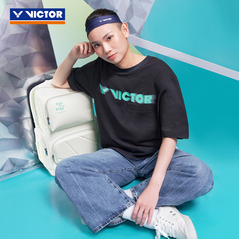 威克多VICTOR胜利戴资颖羽毛球运动休闲T恤短袖T-50005TTY