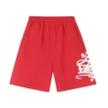 Red and White Shorts