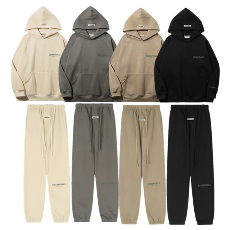 FOG套装少年加绒反光字母