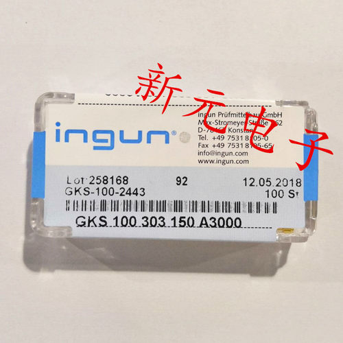 英钢探针GKS100 303 150A3000（凹头型）顶针1.36mm测试针弹簧针