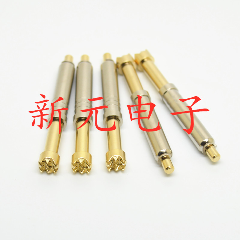 铜测试针PH-45H/PH-6H（梅花头型）探针 4.5mm测试针 一体式顶针