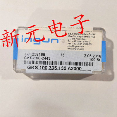 INGUN英钢探针GKS100 305 130A2000/A3000大圆头1.36mm测试针顶针