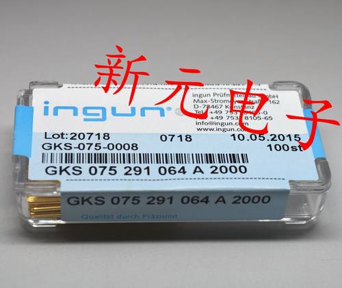 英钢探针GKS075 291 064A2000（直上三面尖头）1.0mm测试针 顶针