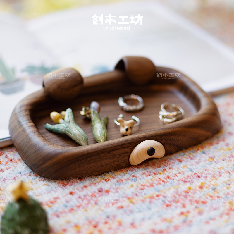 沙皮狗收纳盘/玄关桌面收纳