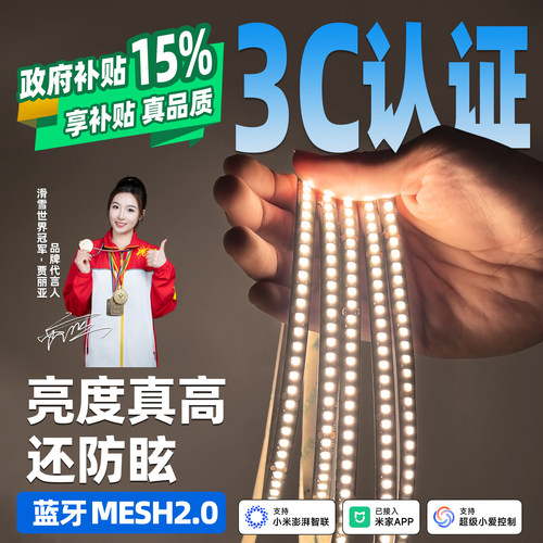 已接入米家APP高亮度智能Smd灯带