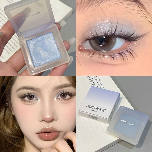 一颗Baby蓝碎碎冰眼影日常