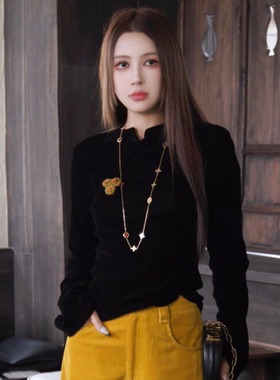 定制100%棉设计感上衣长袖保暖秋冬款DD1230