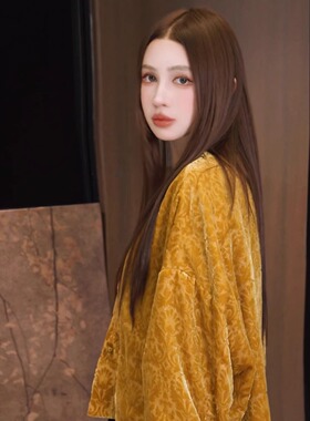 Gyantong郭彦彤百分百桑蚕丝丝绒重工外套秋款轻奢高级WT1049