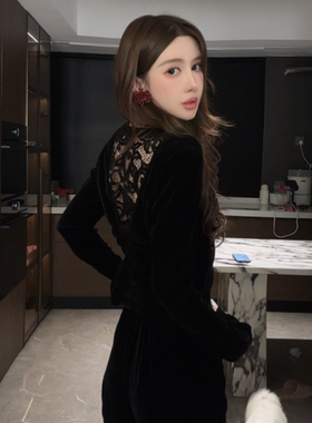 G.yantong郭彦彤小众2025新款时尚长袖上衣女早秋款显瘦DD1217