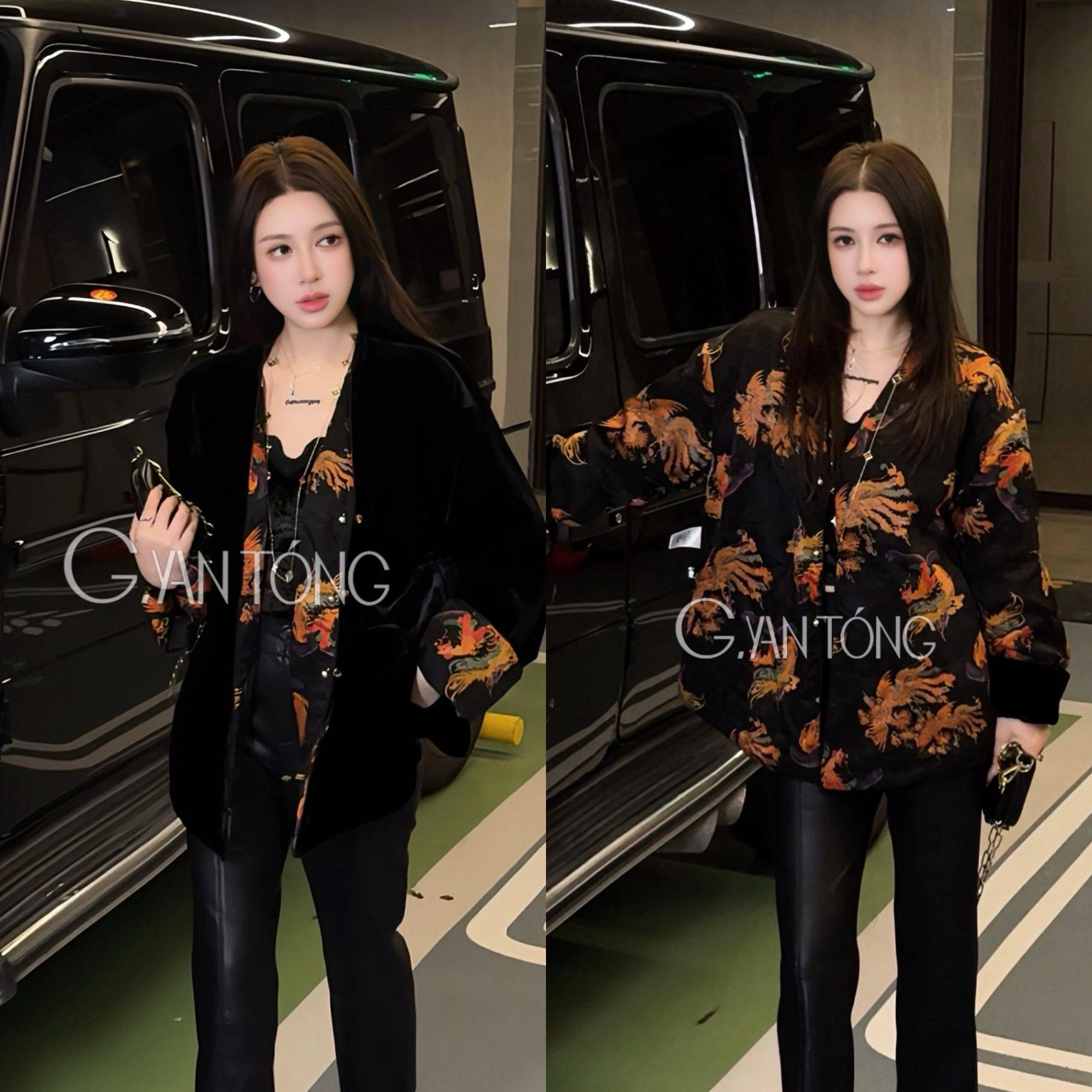 Gyantong郭彦彤定制桑蚕丝两面穿