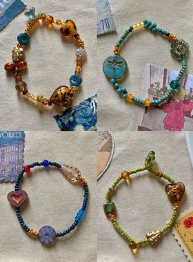 手链串珠琉璃原创设计