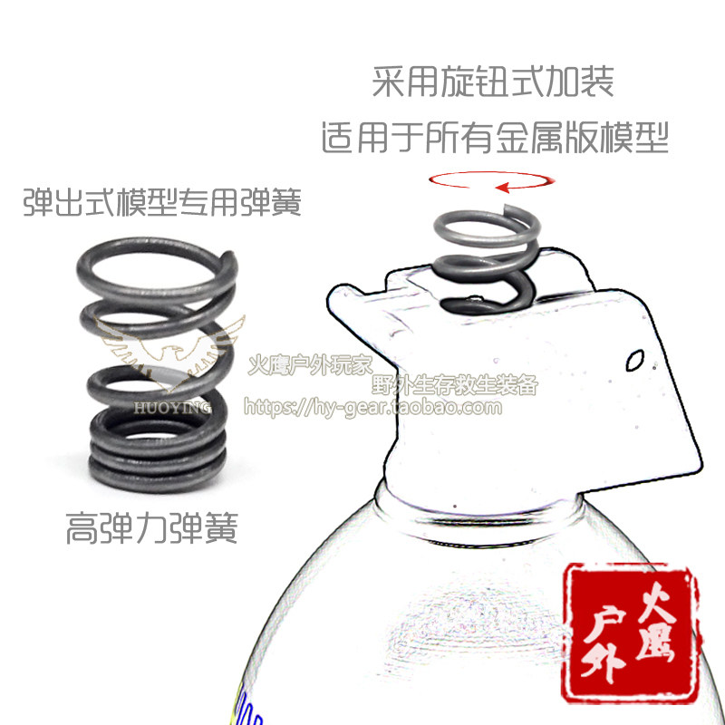 火鹰户外手雷金属版弹出专用模型