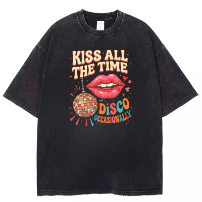Harry Style金曲Kiss All The Time Disco Occasionally短袖t恤