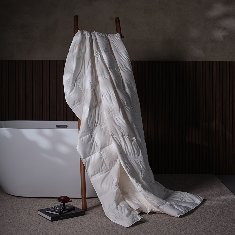 LAFINN凉感静音轻薄羽绒被俄罗斯95白鹅绒夏被可水洗空调夏凉被子