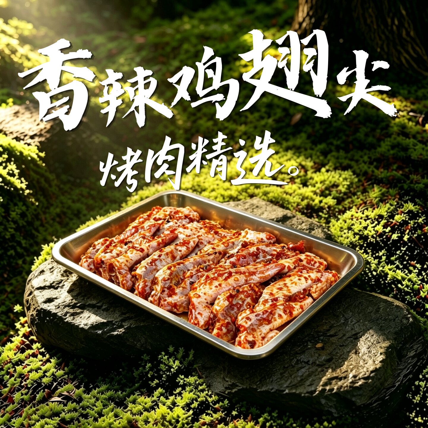 香辣鸡翅尖麻辣鸡尖腌制食材半成品烤肉火锅烧烤串串香麻辣烫食材
