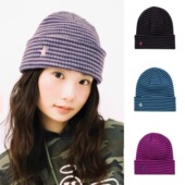 BKP「千禧条纹帽」韩系ins复古小众星星刺绣针织帽毛线冷帽亚百搭