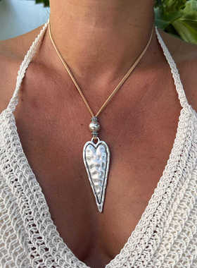 vintage百搭度假复古废土项链BKP