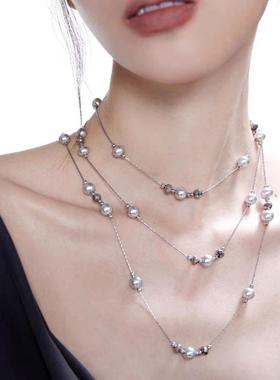 RORY破碎都市原创银灰色项链