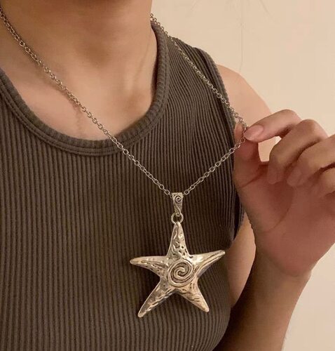 BKP曼谷公园「波浪星」复古千禧项链y2k亚甜酷小众设计ins潮男女
