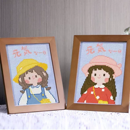 Мультяшная игрушка для начинающих, «сделай сам», новая коллекция, с вышивкой, подарок на день рождения