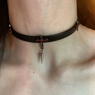 多戴款哥特黑红十字架叠戴