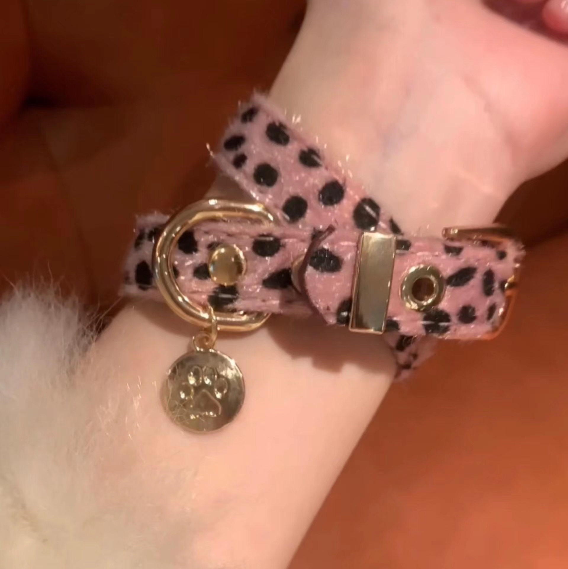 豹纹手环女甜酷辣妹风手饰亚文化