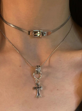 原创酷酷的叠戴项链！~