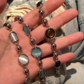 原创 棠洛 星辰猫眼石手链系列小众高级感手饰日常百搭手环潮