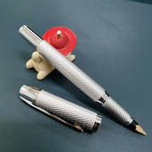 丽琴800立雕金笔笔身黄铜笔尖10K旋转式 吸墨器墨水练字笔做工商务