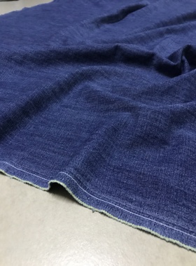 金佳牛仔布料深蓝色中弹薄款意大利土耳其进口高端水洗高品质