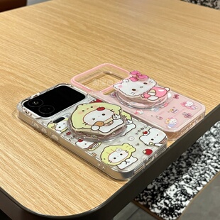 磁吸imd可爱猫咪适用小米14/14pro/15pro/156ultra/17pro/17promax手机壳