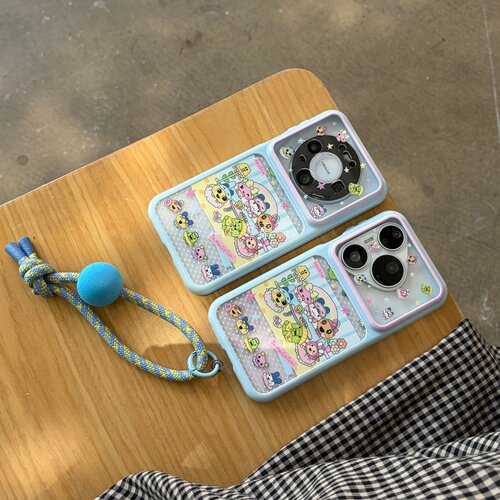 大视窗全包透明拓麻歌子适用华为p60pro/p70/p80pro/mate60/mate70pro/mate80pro/p90pro手机壳