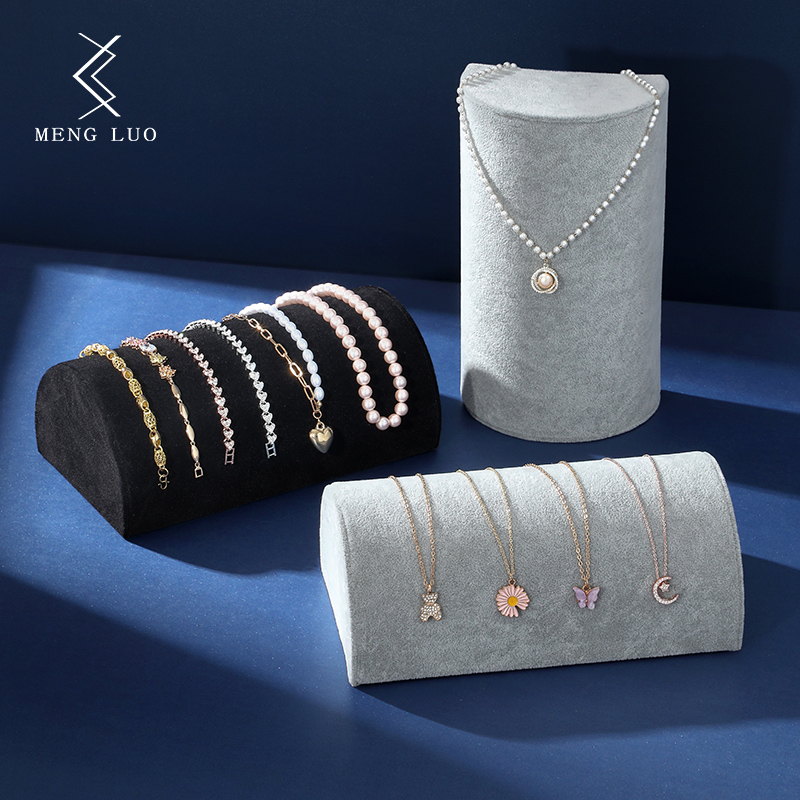 绒布首饰展示架项链手链陈列道具