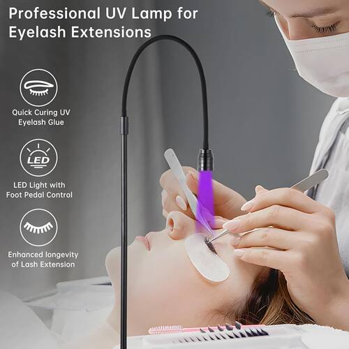 Fake eyelash grafting UV purple light lamp UV glue curing
