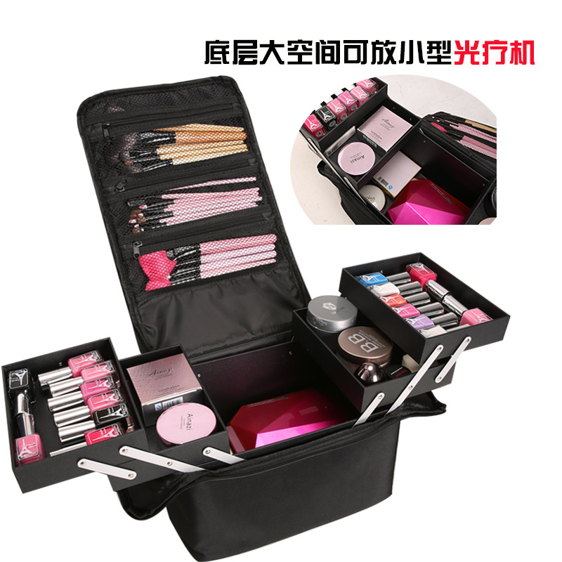 Internet celebrity large capacity portable makeup bag化妆包