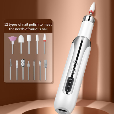 Electric nail polish machine for nail removal and polishing