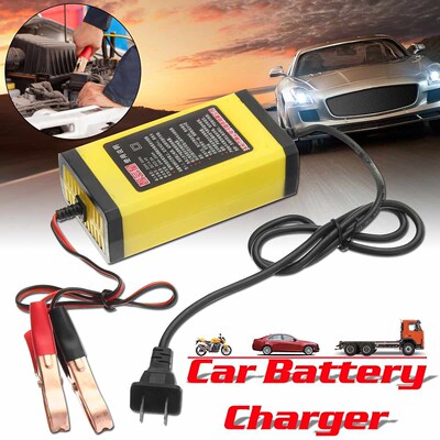 Car Battery Charger 12V 2AH 20AH Motorcycle Smart Automatic