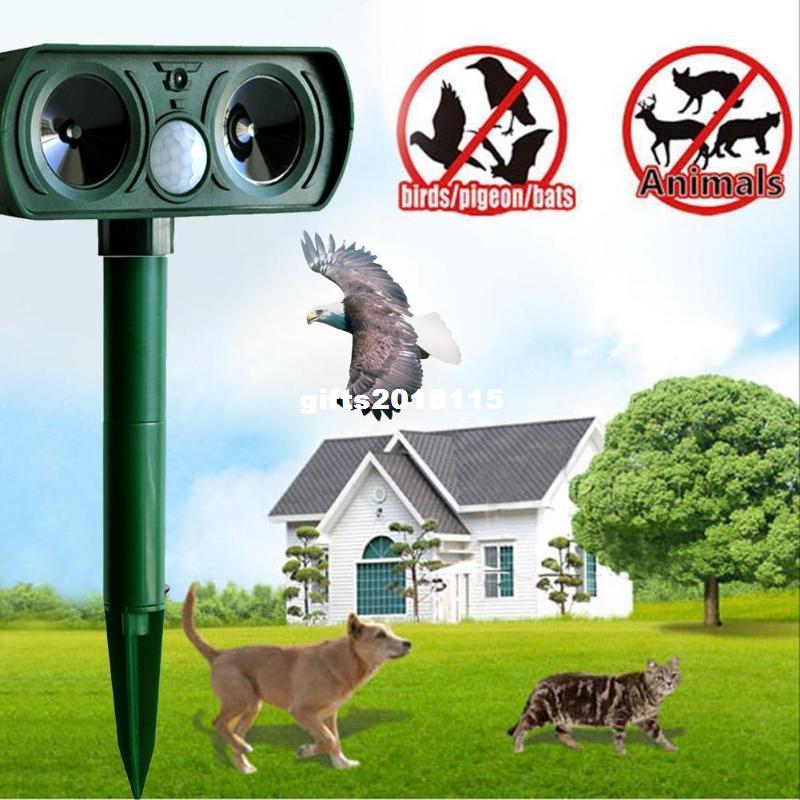 New Ultrasonic Animal Chaser Repeller pest Repellent Cat Dog